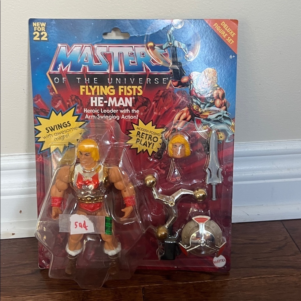 Mattel Masters of the Universe He-Man with Gold and Red Details - Picture 1 of 1